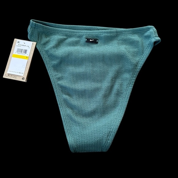 Women’s Nike Bikini Bottom High Wasted Green Size Small NWT - Picture 1 of 3